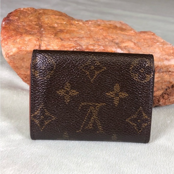 Authentic Louis Vuitton Monogram Porte-Monnaie Plat Coin Card wallet - Picture 3 of 14